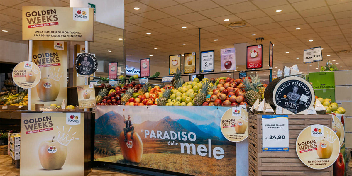 La mela Val Venosta in viaggio attraverso l’Italia
